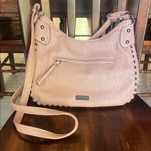Elegant Pink Crossbody Bag